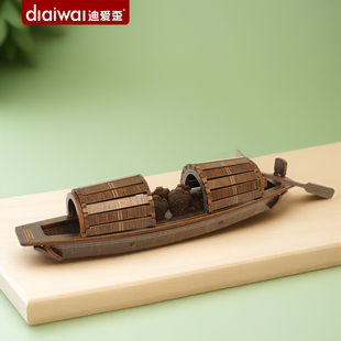 迪爱歪绍兴乌篷船手工diy拼装模型文旅景区纪念品文创桌面摆件