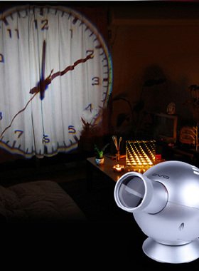 正品热卖OVO第四代创意挂钟LED客厅投影钟夜光钟数字投影时钟表