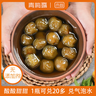 无添加剂青梅露汁梅子露带果浓缩原浆兑气泡水酒发酵酸甜诏安特产