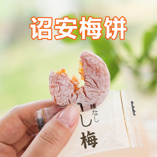 诏安梅饼特产日式陈皮梅饼无核梅肉孕妇零食酸甜蜜饯果脯独立小包