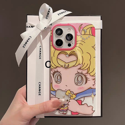 Q版卡通美少女K11适用OPPO Reno12手机壳8/9/10pro+硅胶findx7/5/6/4SE水钻A97韩风A58可爱A93/a56全包A92S女