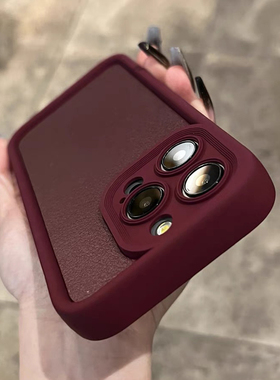 梅子色皮纹K10适用OPPO Reno10手机壳7/8/9pro+简约A96/A57/4SE全包12防摔58高级A93S小众a92S软硅胶A11x男女