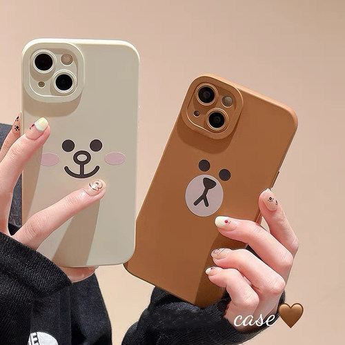 日韩卡通适用iphone13/14promax苹果15手机壳12硅胶11全包15pro女款xs防摔xr个性14pro创意7/8plus可爱6s软壳 - 封面