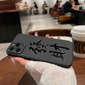 8手机壳FINDX6 A93s磨砂a58 4se硅胶k10全包3pro防摔a55 黑色发财适用oppoReno9 a96 a11x软壳r17女2z