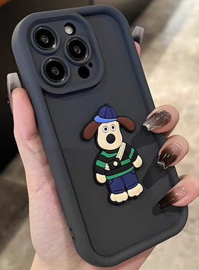 创意卡通小狗K11适用OPPO Reno8/13手机壳9/10pro+可爱findx7/5/6/12加厚A97全包A58X防摔A93S/A92S硅胶a56女