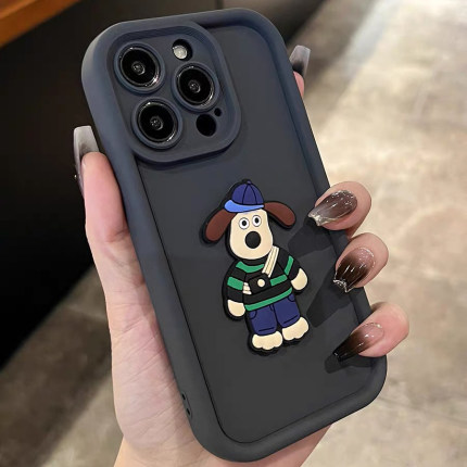 创意卡通小狗K11适用OPPO Reno8/13手机壳9/10pro+可爱findx7/5/6/12加厚A97全包A58X防摔A93S/A92S硅胶a56女