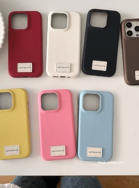 气质简约皮纹适用IQOO15手机壳iqoo NEO11新款13全包Z9 TURBO防摔neo9spro+大孔Z9X/6/7/10PRO硅胶U3软壳Z8女