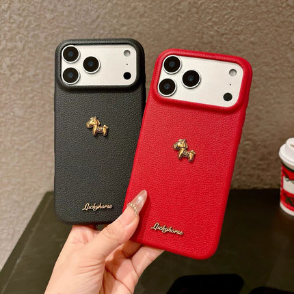 金色英文小马K12适用OPPO Reno15/14/13手机壳11全包10/12PRO大孔FINDX8S/X9创意A2小众A5/7硅胶A58防摔A6i女