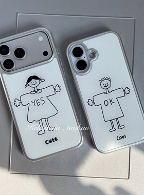 情侣男孩女孩Find X9/X8s+适用OPPO Reno15/14/13手机壳9/10PRO+全包X8Ultra/K12/A6/57防摔1简约58卡通2女A3