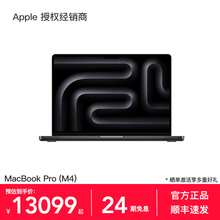 【24期免息】Apple/苹果 MacBook Pro 14英寸 M4 笔记本电脑 2024款 商务办公设计 官方正品