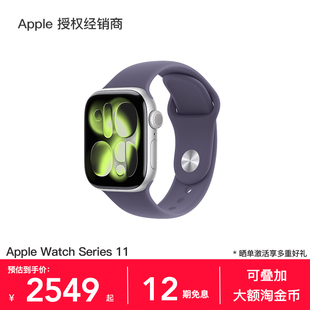 心率睡眠监测 S11 苹果 智能手表 Series Apple Watch 官方正品 2025新款 12期免息