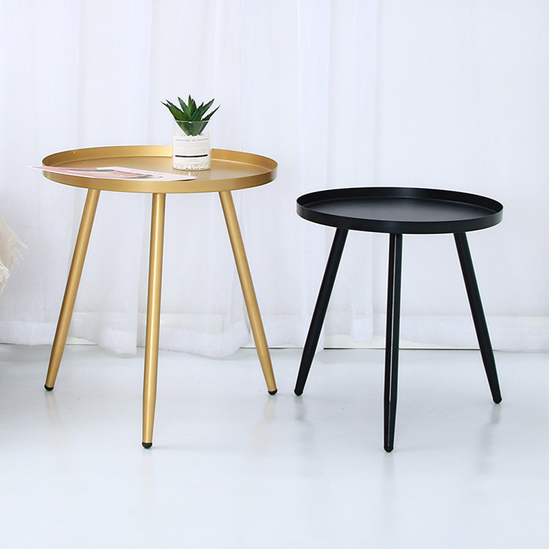 北歐鐵藝小茶幾現代簡約陽台臥室床頭迷妳小桌子ins沙發邊幾圓桌在類目 住宅傢俱, 幾類, 茶几中 - 來自Buy2taobao.com提供專業的淘寶代購服務