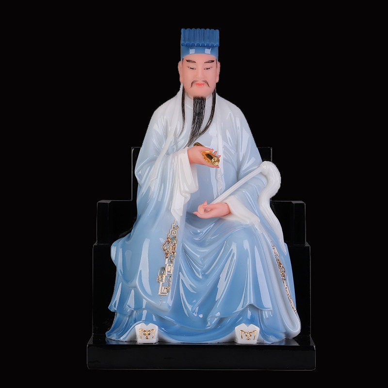吕洞宾神像 汉白玉祖师爷像纯阳真人全真派祖师吕祖八仙摆件