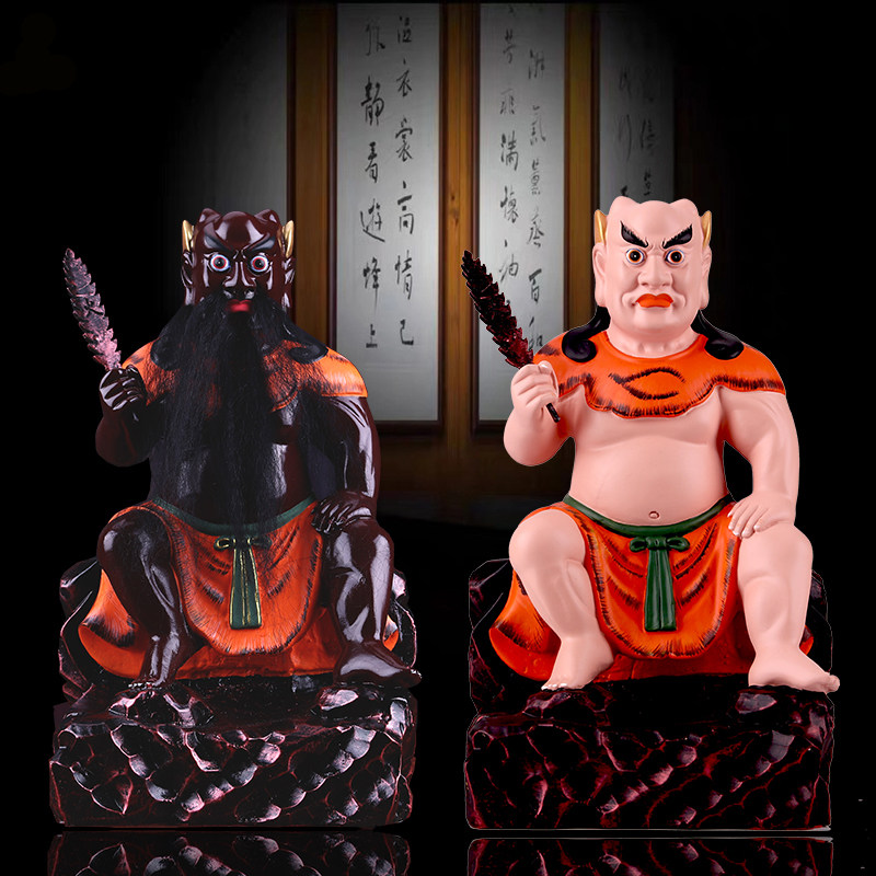 神农五谷大帝 居家供奉保平安摆件 五谷丰登山神神农大帝炎帝神像