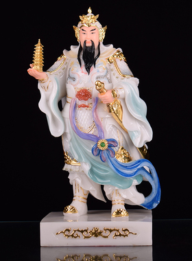 神像李靖居家供奉摆件托塔天王