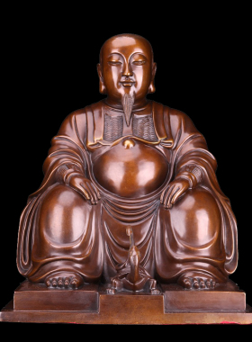 神像纯铜武当山祖师居家供奉摆件