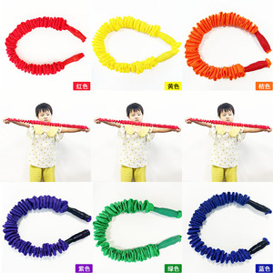 幼儿园早操弹力绳 幼儿使用皮筋 亲子游戏道具 红绳操儿童阻力绳