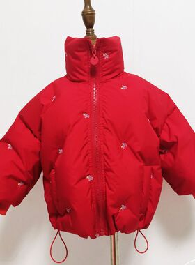 冬季童装三合一羽绒服三防面料直充绒防水防绒布料免压线免胆布布
