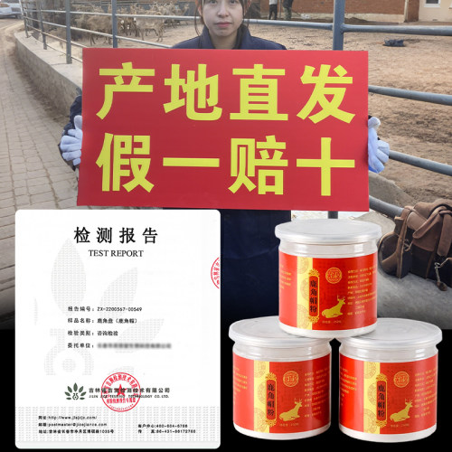 东北吉林长白山鹿角帽粉正品250g梅花鹿角帽鹿托盘粉鹿角冒脱落托