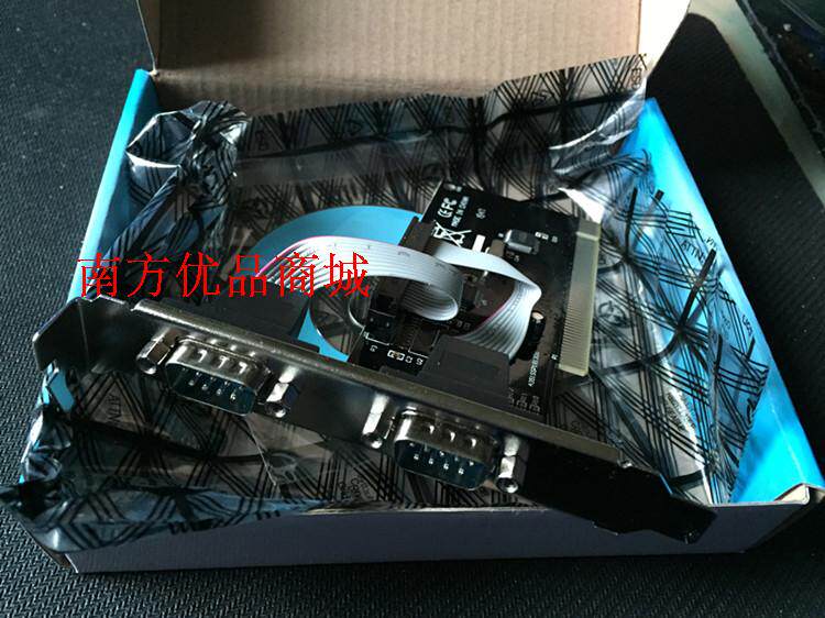 全新台式电脑pci串口卡RS232 pci转com口9针雕刻机串口扩展卡