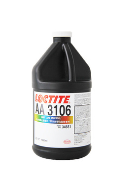乐泰3106胶水  AA3106紫外线固化UV胶 塑料粘接无影胶