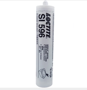 乐泰596平面密封胶  SI596硅硐胶型平面密封剂 红色 300ml