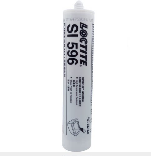 乐泰596平面密封胶  SI596硅硐胶型平面密封剂 红色 300ml