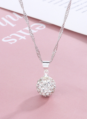 S925纯银项链吊坠女款七夕礼物