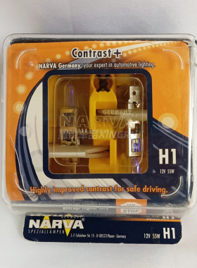 德国利华NARVA黄金眼车灯H1H3H4HB3HB4进口超黄光卤素远近光雾灯