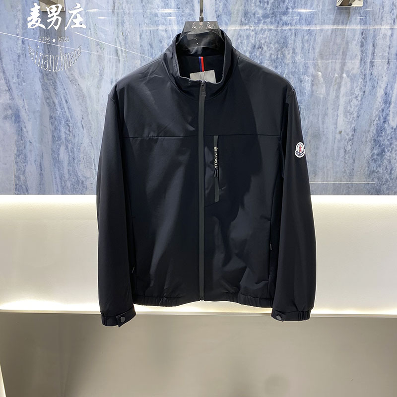 高端欧货男士秋冬新款2026立领可翻夹克外套修身青年时尚个性潮流