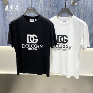 高端欧货男26春新款套头亲肤透气短袖圆领T恤休闲修身青年木代尔