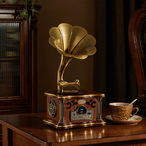 欧蒂诺迷你留声机复古生日礼品