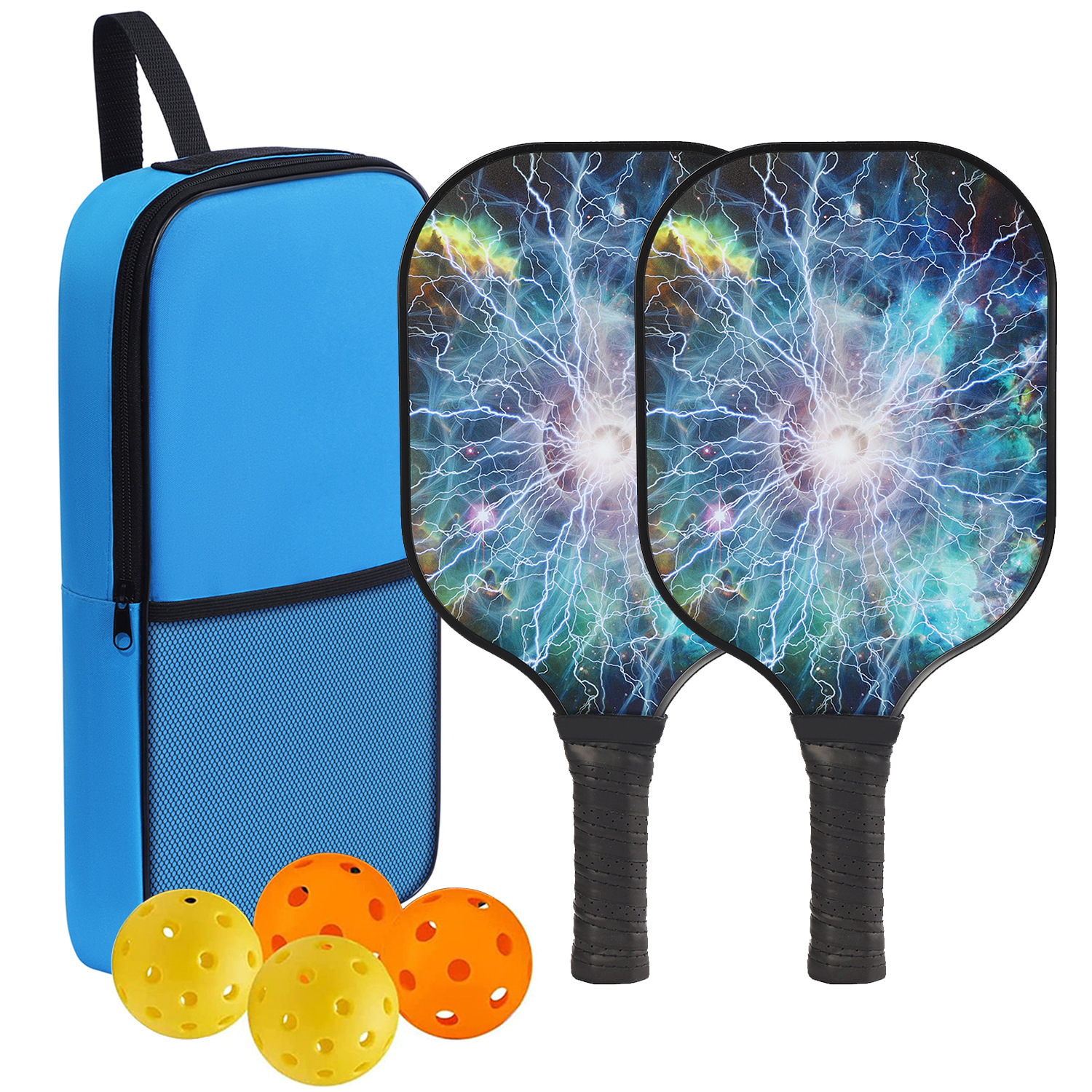 玻璃纤维pickleball新品球拍套装