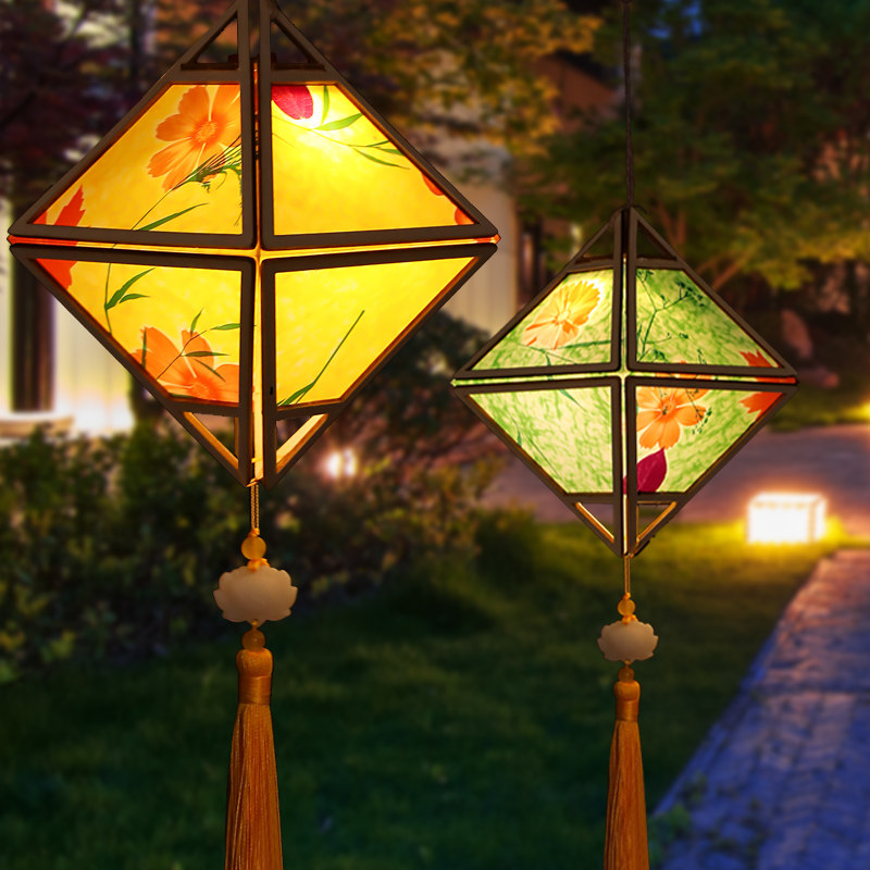 春节元宵花草灯笼装饰新年正月十五创意手提diy材料包儿童汉服