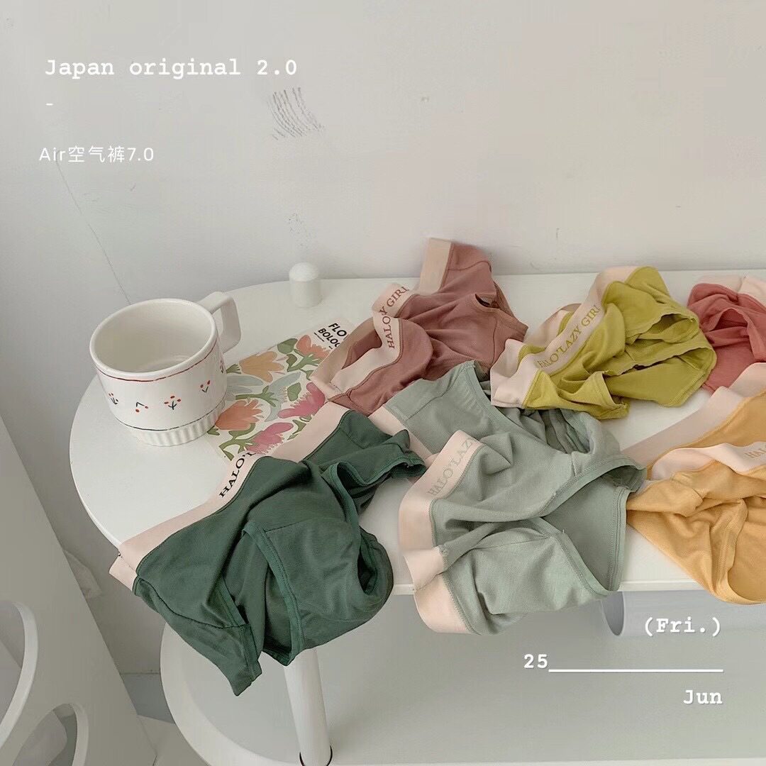七条装空气裤Air7.0女士莫代尔包臀三角星期裤无痕薄夏内裤莫兰迪