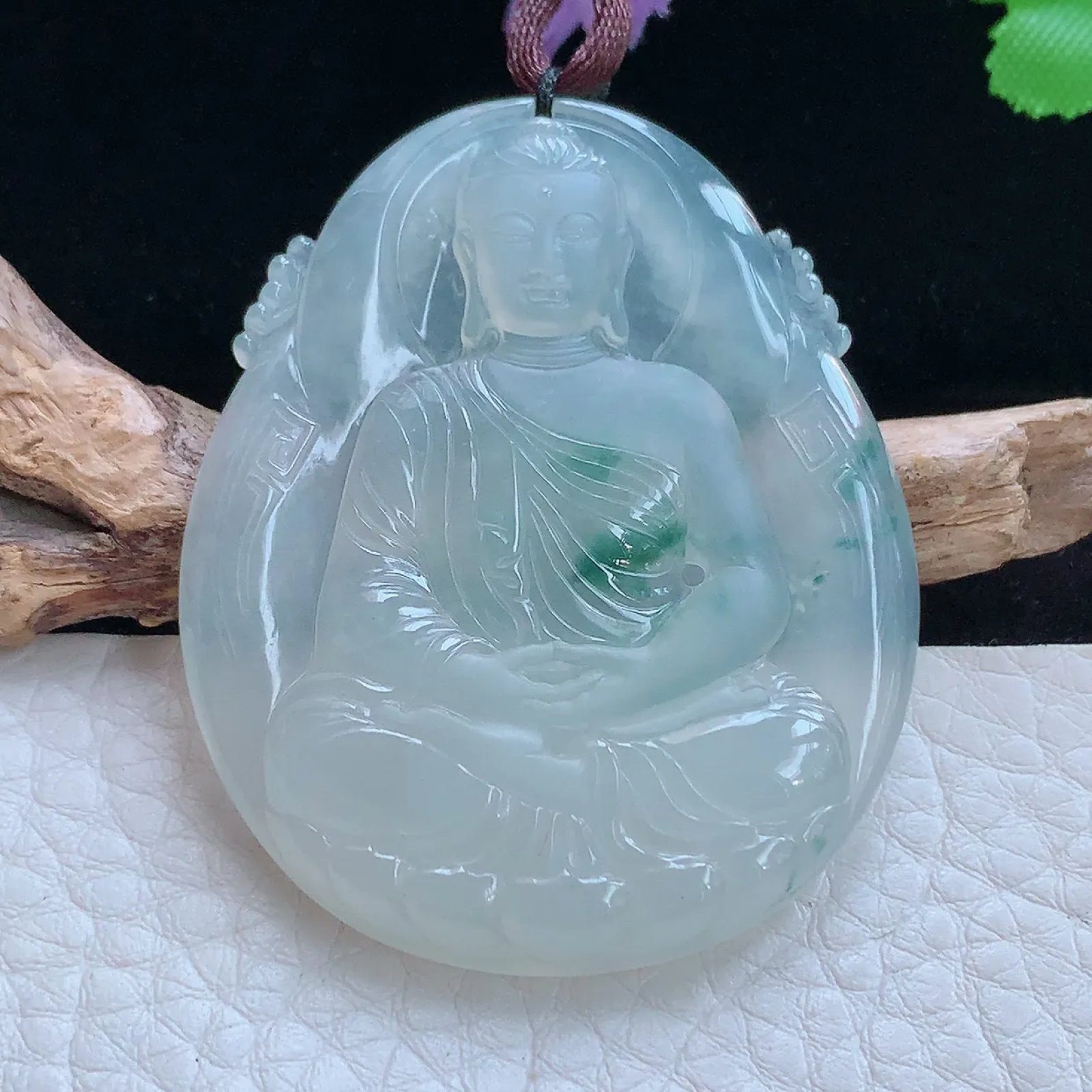 bg实拍49.5*41*5.8缅甸翡翠精雕冰种飘花大日如来佛祖玉吊坠,珠宝/钻石/翡翠,颈饰,淘宝优惠券,粉丝福利购,淘宝优惠卷
