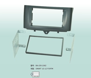 面板车载DVD导航面框配件 FORTWO音响主机改装 14SMART 台湾进口10