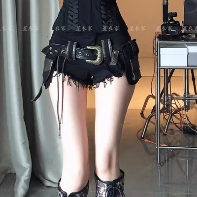 美式复古设计感工装裤