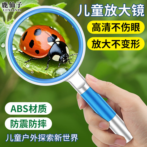 儿童高清放大镜户外观察昆虫植物