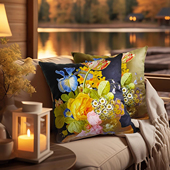 欧美风复古现代沙发绒布抱枕不含芯大靠垫腰枕床头靠背拆洗 包邮