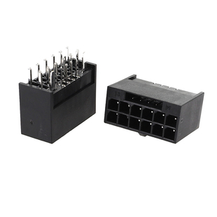焊板式 5.0 显卡 连接器 600W 母座 PCIe 4针16P 12VHPWR 胶壳