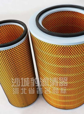 K3047适用三一重工福田戴姆勒欧曼GTL水泥搅拌车罐车重卡空气滤芯