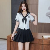 工服性感 养生柔式 足浴技师工作服气质套装 足疗女衣服沐足工衣新款