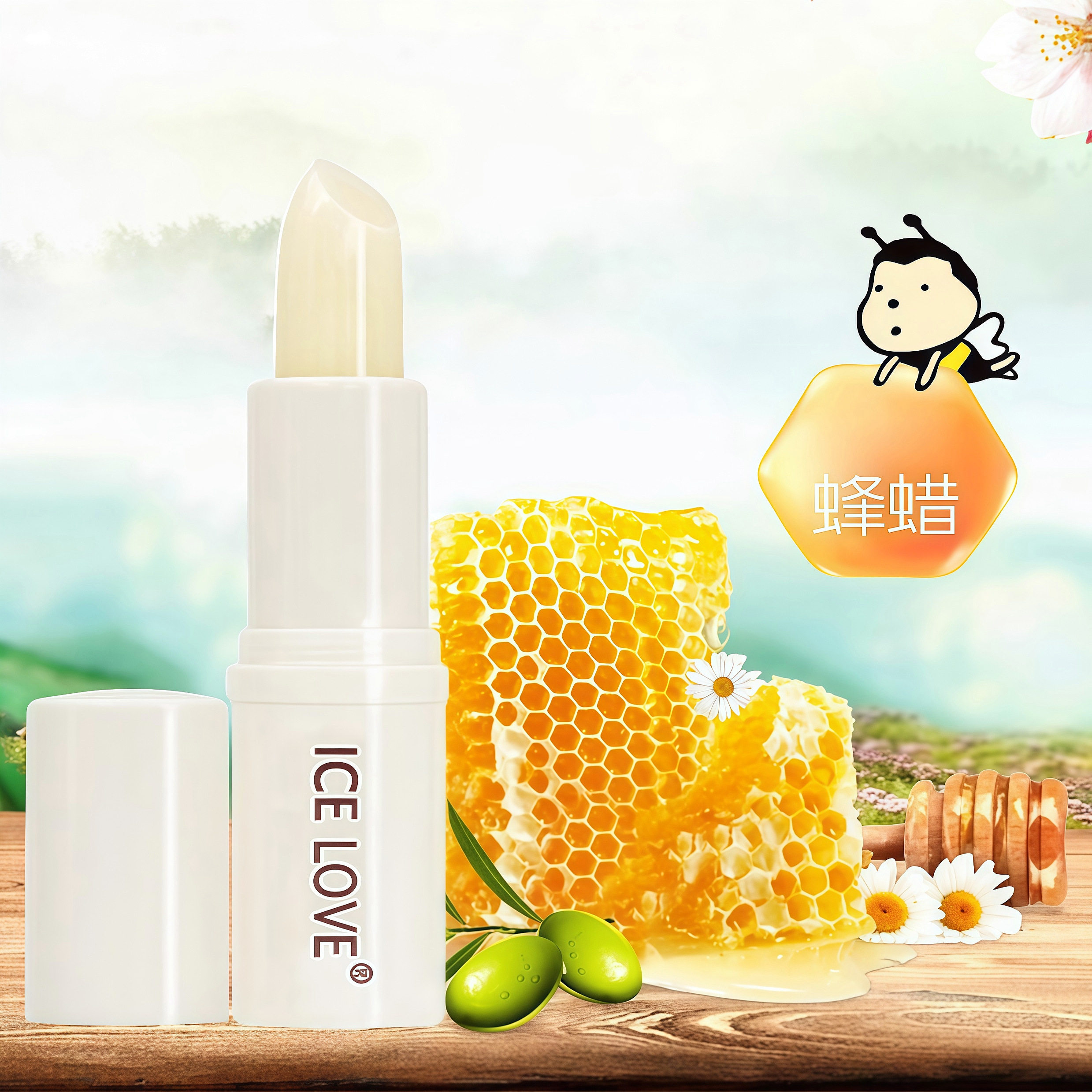冰之恋蜂蜜唇膏女打底口红前无色可爱平价学生款秋冬季学生润唇膏,彩妆/香水/美妆工具,唇膏/口红,淘宝优惠券,粉丝福利购,淘宝优惠卷