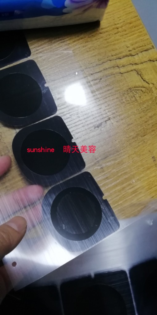 优立塑探头贴膜 黑色贴膜线雕探头刀头膜优力塑爆脂机甩脂机贴片
