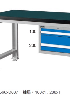 天钢工作台 抽屉式工作桌 防静电装配台 检验台 WAS-54022N