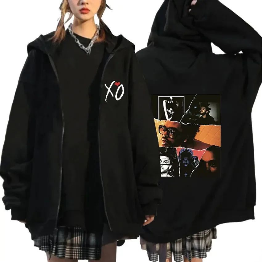The Weeknd Xo Fashion Zipper Hoodie After Hours Til Dawn Zip