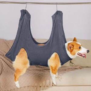 Solid Color Dog Hammock Quick-Drying Absorbent Pet Bath Towe