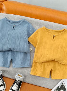 Baby Kids Girls Clothes Short Sets Summer Toddler Boy Cotton
