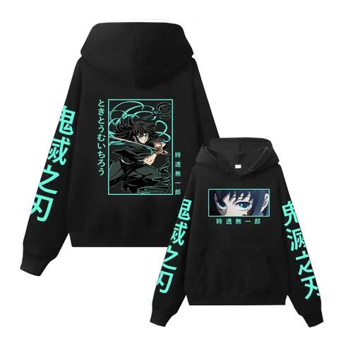 Tokito Muichiro anime hoodie for men and women, Demon Slayer